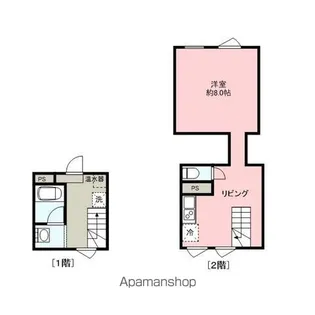 M・MICASA(ミカーサ)【108号室】の間取り