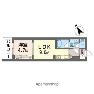ブルーム【102号室】の間取り