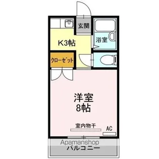 エステート野原【2階】の間取り
