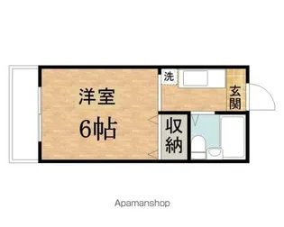 ハイツ椎の木【305号室】の間取り