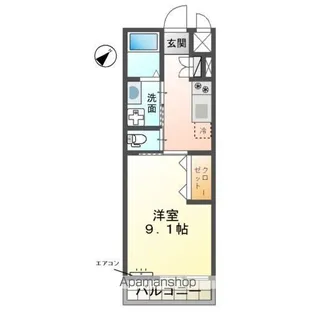 BANDERUOLA【2階】の間取り