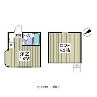 アベニュー京【2階】の間取り