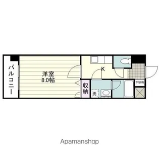 折田ビル(南郡元町)【405号室】の間取り