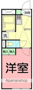 レオパレスサンブリッジ【2階】の間取り