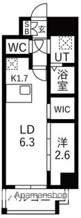 メイクスアート浄心【8階】の間取り