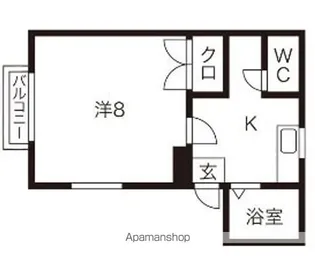 スカイタウンヨシダA【2階】の間取り