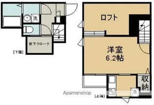 CB川越 ジュアン【1階】の間取り