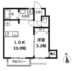 アペリア【1階】の間取り