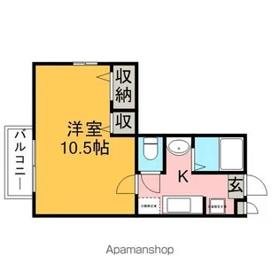 グレイスピーチ【2階】の間取り