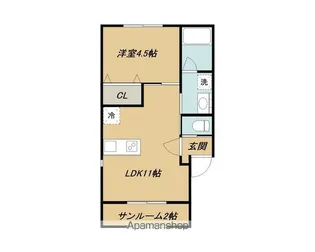 レジーナ【206号室】の間取り