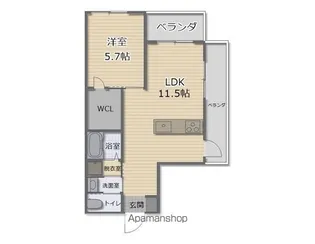 PROSPERーG【401号室】の間取り