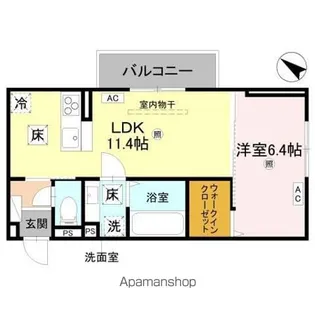 DーREGALO下馬N【1階】の間取り