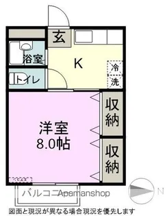 SURPLUSⅠ INOUE【105号室】の間取り