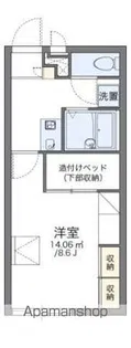 レオパレスTAKESHIRO【106号室】の間取り