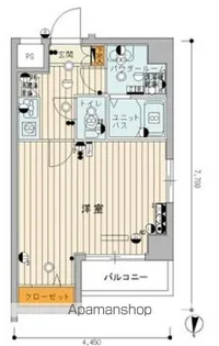 スカイコートヌーベル中村橋【101号室号室】の間取り