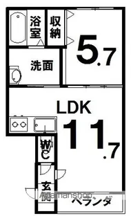 JADE(ジェイド)【3階】の間取り
