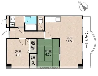 東洋マンション【2階】の間取り