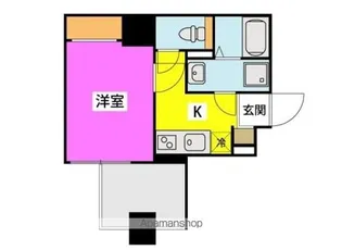 21テクノロジー【8階】の間取り