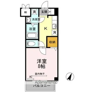 サニーコートK【1階】の間取り