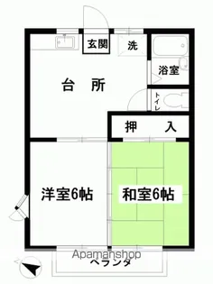 ORANGE ROAD【106号室】の間取り