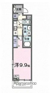 クラールⅡ【2階】の間取り