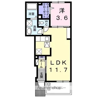 プレジール Ⅱ【1階】の間取り