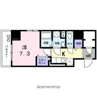 ISLA VISTA日本橋【9階】の間取り