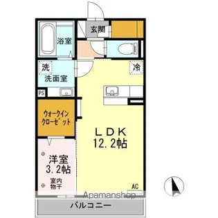 ラ・フェリーチェ【3階】の間取り