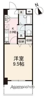 グラシエール木太町【204号室】の間取り