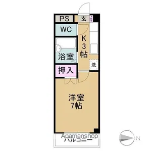 中村第10ビル【307号室】の間取り