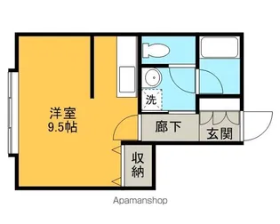 B−POSH【102号室】の間取り