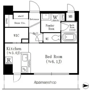 ルーエ金山【4階】の間取り