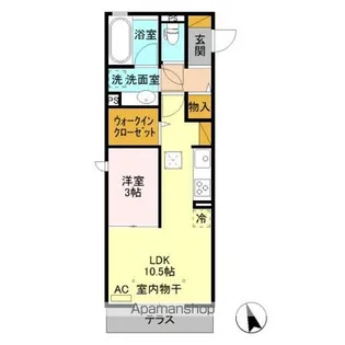 ERSTE【1階】の間取り