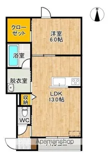 TOWNエース6【104号室】の間取り