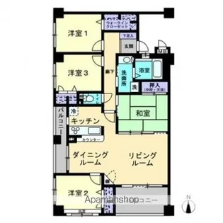 コアマンションネクステージ平成さくら通り【404号室号室】の間取り