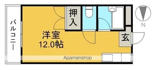 ベルデン朝倉【2階】の間取り