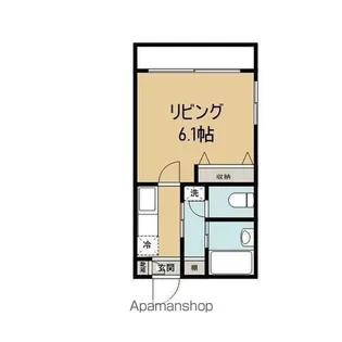 T・S ONAGA【204号室】の間取り