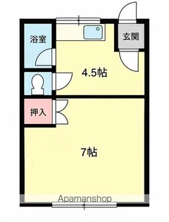 コートエンブレム【207号室】の間取り