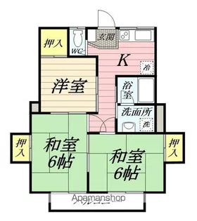 エムアイハイツ【1階】の間取り