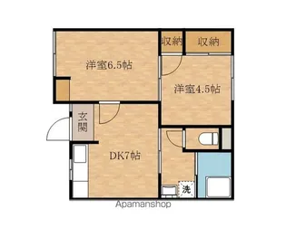 グリーンハイツ春木【1階】の間取り