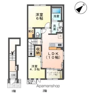 フィオーレ・ステラ【2階】の間取り