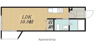 メゾン花【203号室】の間取り