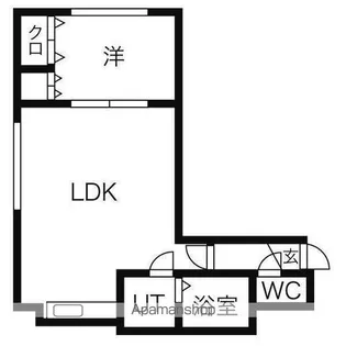 コムメゾン【4階】の間取り