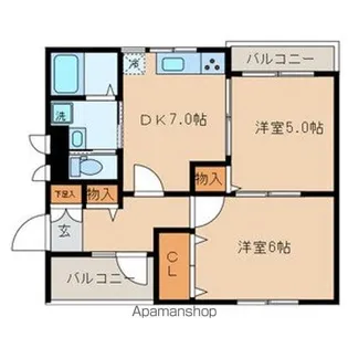 サンレジデンス【403号室号室】の間取り