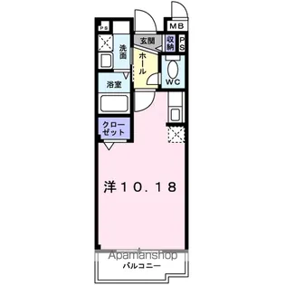 シャン・アビタシオン【2階】の間取り