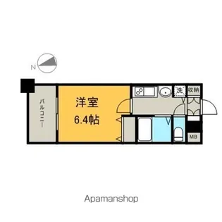 プレサンス上前津リラクシア【14階】の間取り