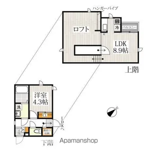 CB唐原コフレ【102号室号室】の間取り
