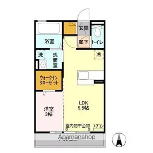 カリンビュー足利【2階】の間取り