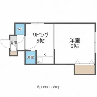 アーバン裏参道【5階】の間取り