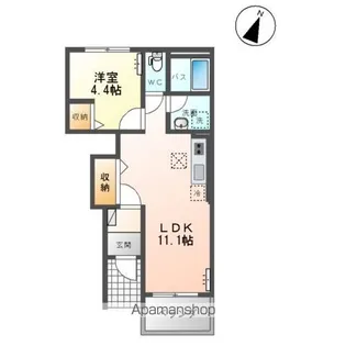 グランピュア COCO Ⅰ【1階】の間取り